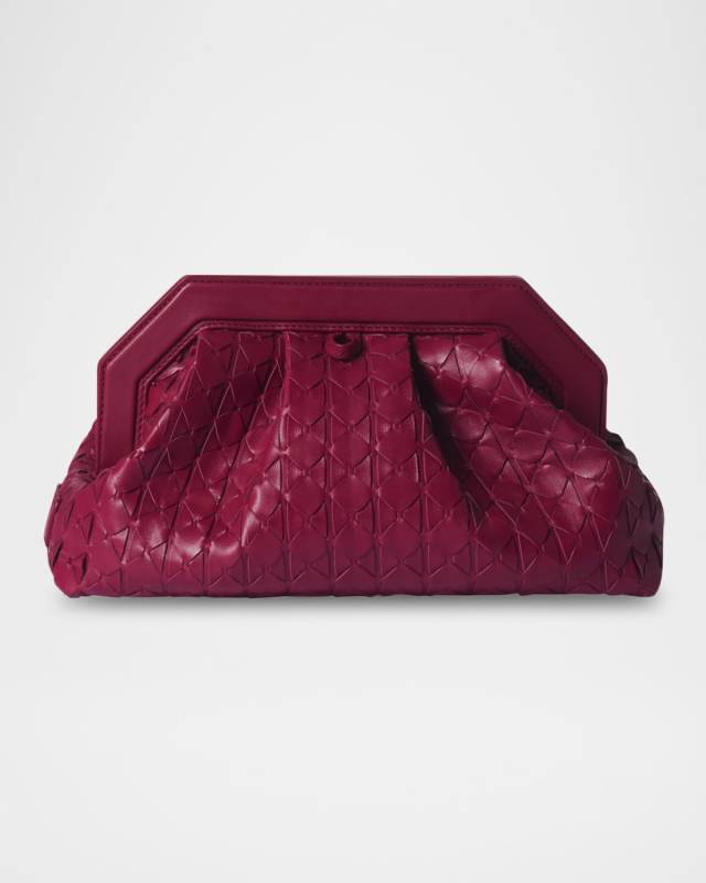 Secret Mosaic Leather Clutch Bag